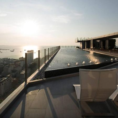 The Base Condo Center Of Pattaya Rooftop Swimming Pool المظهر الخارجي الصورة
